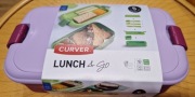 2 x Śniadaniówka "Curver Lunch and Go" kolor niebieski i fioletowy - zestaw