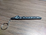 Brelok Warszawa czarno biały