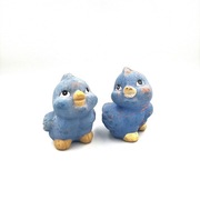 Zestaw ceramicznych figurek ptaszków vintage lata 60 prl home decor desing