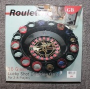 Imprezowa Alkoholowa gra ruletka - 16 kieliszków