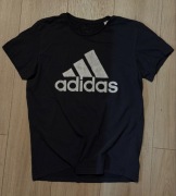 Adidas Big Logo Tee Size M Dark Blue