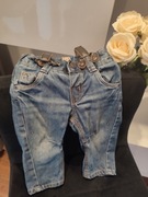 SPODNIE JEANSOWE H&M 62/68