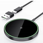 Indukcyjna stacja ładująca kompatybilna z ładowarką Magsafe biała