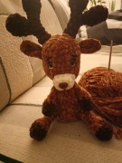 Szydełkowe maskotki RENIFER 