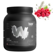 RAW Białko serwatkowe Whey Protein smak malinowy 