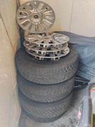 Zestaw kół zimowych Fiat Tipo 500L 5x98 z kołpakami  ZESTAW W CENIE FELG