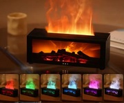 Nawilżacz powietrza z aromaterapią, dyfuzor olejków eterycznych, kominek