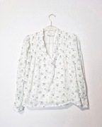 Ładna biała bluzka w kwiatki Neo Noir 36 S, scandi, scandi girl