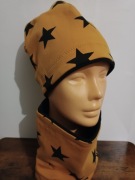 Zestaw chłopięcy zimowy czapka + komin rozm.54-56