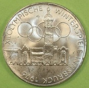 Austria 100 szylingów - XII Olimpiada, Insbruck 1976 - Tiroler Adler