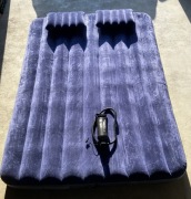 Materac dwuosobowy INTEX + pompka Air Hammer + poduszki | ZESTAW