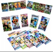 1 saszetka z sześcioma kartami kolekcjonerskimi MINECRAFT