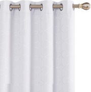 Deconovo Zasłony Zaciemniające z oczkami, 183x117 cm