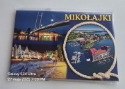 Magnes na lodówkę Mikołajki Śniardwy Mazury Mamry Giżycko Ruciane Nida(16) 