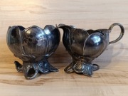 CUKIERNICA I MLECZNIK POSREBRZANE SECESJA WMF 1886-1903r