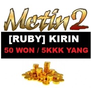 Metin2 Ruby Kirin - 50W 50 WON 5KKK YANG l Jestem Online
