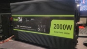 Przetwornica sinus 12/2000W firmy Green Cell