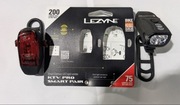 Lezyne komplet lampek KTV Drive 220 + KTV PRO Smart Drive prawie nowe.