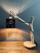 Lampa drewniana loft