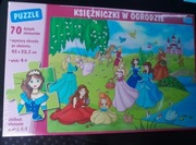 Nowe puzzle dla dziewczynki prezent Mikołaj ,,Księżniczki w ogrodzie"