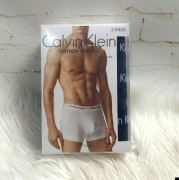 Calvin Klein bokserki męskie M 3-pak Cotton Stretch granatowe nowe