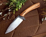 Bushcraft Langusta Zebrano Nóż Ręcznie Robiony 50HF