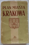 mapa 1957 Kraków plan liczne informacje 