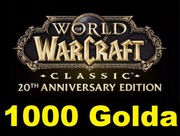 WOW SPINESHATTER GOLD 1000 GOLDA ZŁOTA ZŁOTO FRESH EDYCJA WORLD OF WARCRAFT