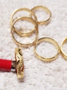 Obrączka Obrączki w kolorze Złotym rozm. 16 , 17 , 18