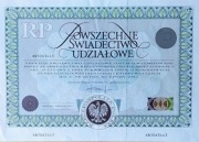 Powszechne Świadectwo Udziałowe 