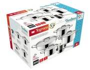 Zestaw garnków TOGNANA ze stali nierdzewnej