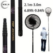 Teleskopowy Podbierak Na Ryby Składany 328CM Siatka 45 cm Carbon Karbonowy