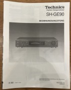 INSTRUKCJA OBSŁUGI TECHNICS  SH-GE90