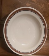 Kolekcjonerski głęboki porcelitowy barowy talerz- lata 70te-PRL- Włocławek 