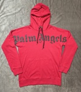 Bluza z kapturem PALM ANGELS Classic Logo Hoodie | Rozmiar L | Czerwona