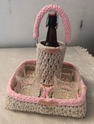 Tuba na butelkę + podkładki + tacka.