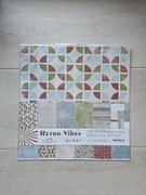 Craft o'clock- Retro Vibes 30x30 cały bloczek papier scrapowy