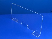 Osłona z plexi 6mm na biurko 100x75cm 