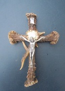 KRZYŻ z poroża 3 //poroże,zrzuty,parostki,mylkus /