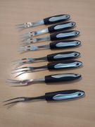 Widelce do mięsa, gumowana rączka