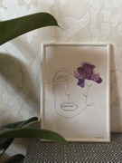 OBRAZ ilustracja dekoracja ścienna a4 ramka 