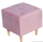 Pufa kostka  różowa nowa 