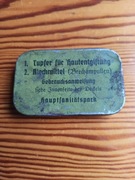 Hauptsanitetspack-pudełko na tampony do odkażania skóry.