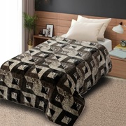 Koc akryl 160x200 AKRYLOWY gładki ciepły NARZUTA 