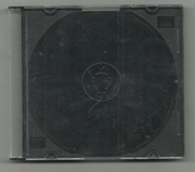 Pudełko plastikowe na płyte CD DVD - Slim Czarne - 1 sztuka