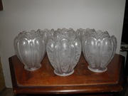 Stare klosze do żyrandola - 9 sztuk. 