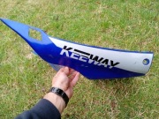 Plastik pod podłogą keeway hurricane 50 niebieski owiewka