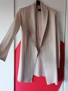 S'Oliver DŁUŻSZY SWETER KARDIGAN NUDE XS / S 