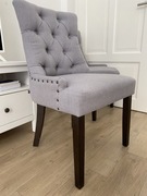 Krzesła pikowane 9 sztuk 