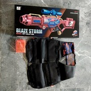 Nerf Blaze Storm Wyrzutnia Karabin Kamizelka Magazynek